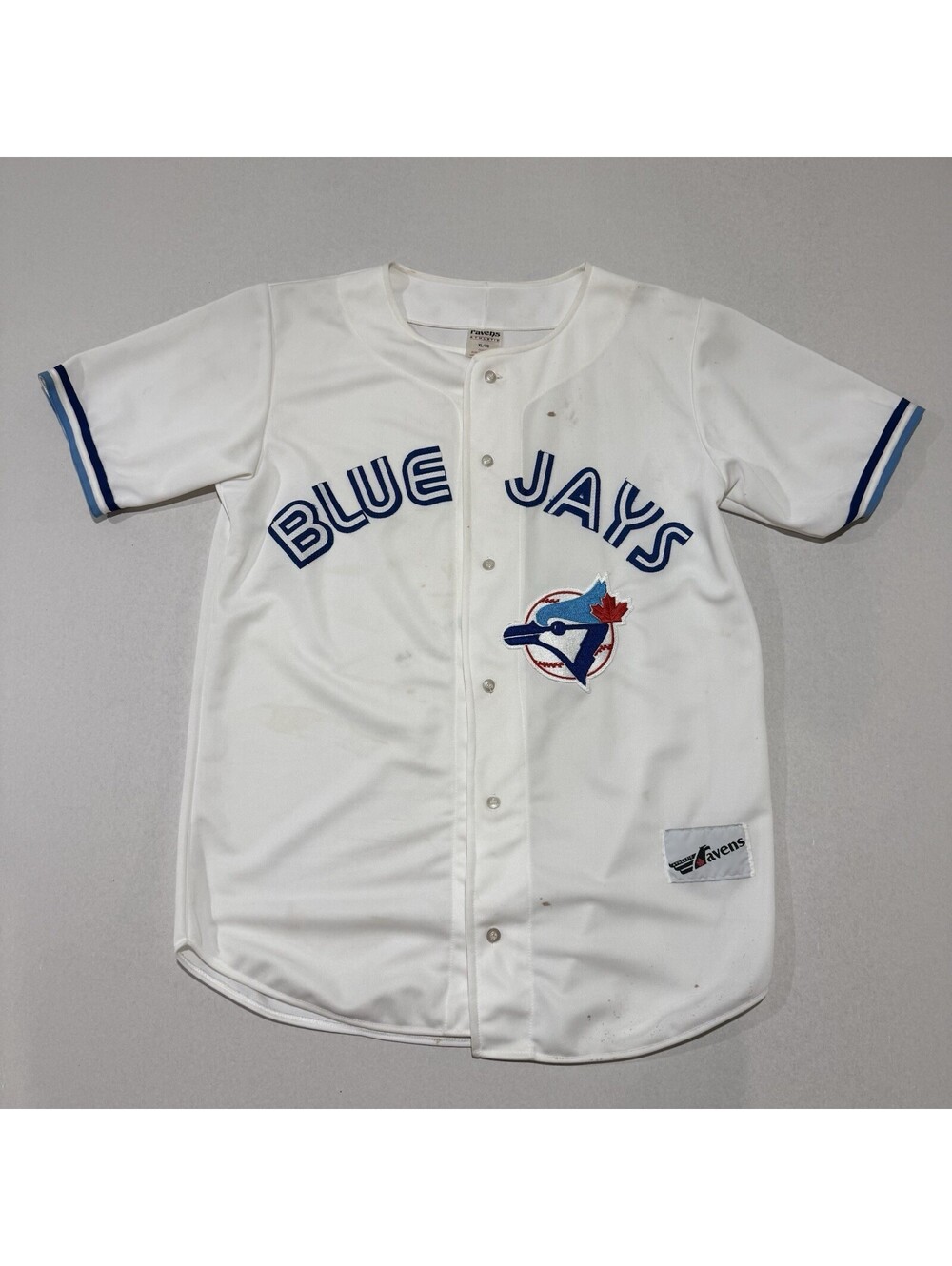 Vintage 90s Rare Toronto Blue Jays Baseball Jersey Size XL Ravens Men’s